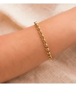 Pulsera Cadena Rolo Oro 18K 5Mm 19Cm<Alda Joyeros New