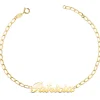 Pulsera Con Nombre 21Cm "Carrie Bradshaw" 18K<Alda Joyeros Fashion