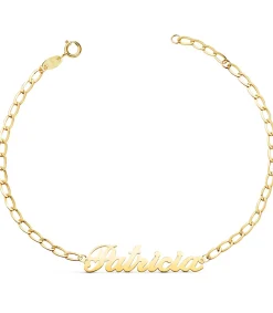 Pulsera Con Nombre 21Cm "Carrie Bradshaw" 18K<Alda Joyeros Fashion