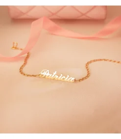 Pulsera Con Nombre 21Cm "Carrie Bradshaw" 18K<Alda Joyeros Fashion