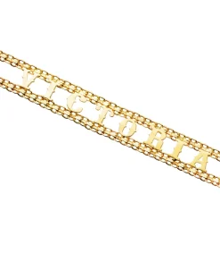 Pulsera Con Nombre Elefantes Oro 18K<Alda Joyeros Clearance