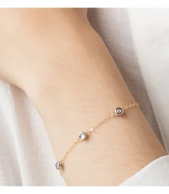 Pulsera Diamantes Delicia Oro 18K 0.045 Qtes.<Alda Joyeros Flash Sale