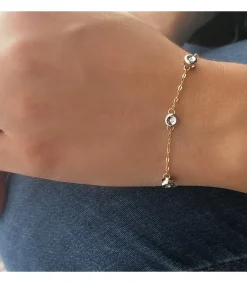 Pulsera Diamantes Delicia Oro 18K 0.045 Qtes.<Alda Joyeros Flash Sale
