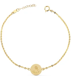 Pulsera Escapulario 10 Mm Oro 18K 20 Cm<Alda Joyeros Shop
