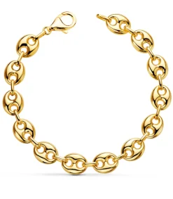 Pulsera Grano De Cafe Oro 18K 10Mm 20.5 Cm<Alda Joyeros Hot