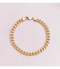 Pulsera Hombre Oro 18K Barbada 21Cm<Alda Joyeros Flash Sale