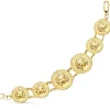 Pulsera Medallas Medusa Oro Amarillo 18K 20,5Cm<Alda Joyeros Cheap