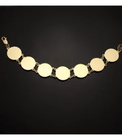 Pulsera Medusa Oro Amarillo 18 K 21,5 Cm<Alda Joyeros Shop