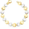 Pulsera Mujer Abby Oro Bicolor 18K 19Cm<Alda Joyeros Hot