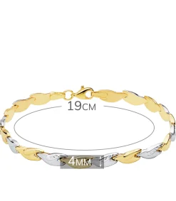 Pulsera Mujer Cairo Oro Bicolor 18K<Alda Joyeros Best