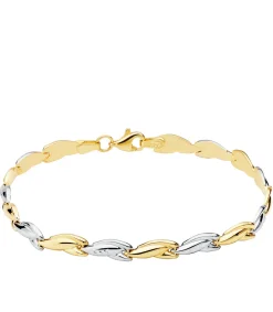 Pulsera Mujer Dakar Oro Bicolor 18K<Alda Joyeros Store