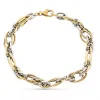 Pulsera Mujer Dorota Oro Bicolor 9K Eslabones<Alda Joyeros Fashion