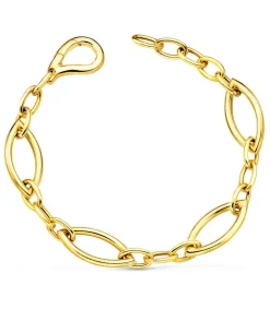 Pulsera Mujer Oro Amarillo 18K 19,5Cm<Alda Joyeros Online