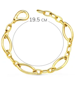 Pulsera Mujer Oro Amarillo 18K 19,5Cm<Alda Joyeros Online