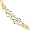 Pulsera Mujer Oro Bicolor 18K Sira<Alda Joyeros Sale