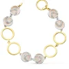 Pulsera Mujer Oro Bicolor 18K Nacar 20Cm<Alda Joyeros Online