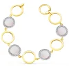 Pulsera Mujer Oro Bicolor 18K Hechizo<Alda Joyeros Fashion