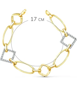 Pulsera Mujer Oro Bicolor 18K Cayetana<Alda Joyeros Outlet