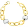 Pulsera Mujer Oro Bicolor 18K Paraiso<Alda Joyeros New