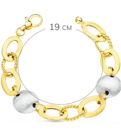 Pulsera Mujer Oro Bicolor 18K Paraiso<Alda Joyeros New
