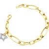Pulsera Mujer Oro Bicolor 18K Estrella<Alda Joyeros Cheap