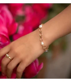 Pulsera Niña 1 Comunion Oro 18K 18 Cm Perlas<Alda Joyeros Hot