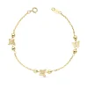 Pulsera Niña Esperanza Oro 18K 17 Cm Mariposas Y Bolitas<Alda Joyeros Hot