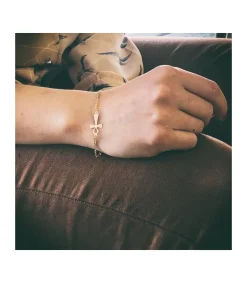 Pulsera Oro 18 Ktes Cruz De La Vida<Alda Joyeros Discount