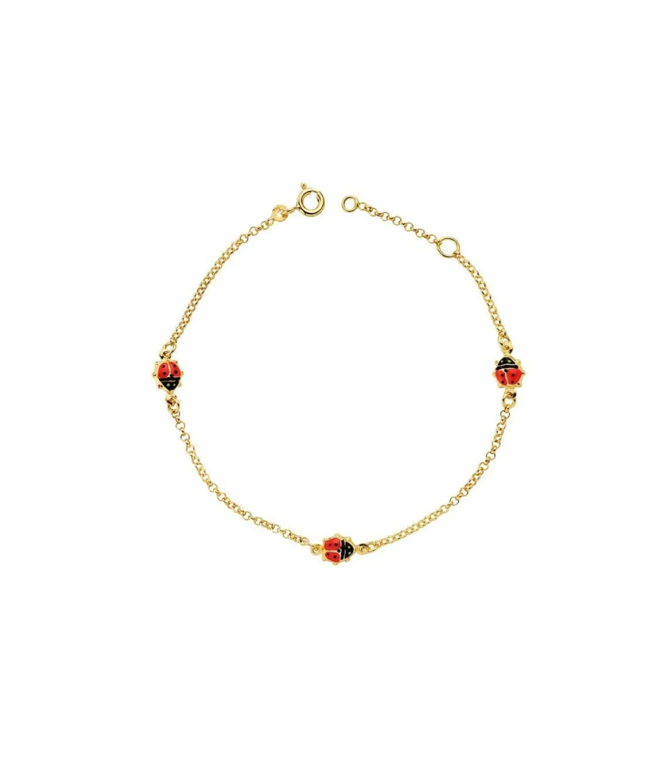 Pulsera Oro 18 Ktes Mariquita<Alda Joyeros Best Sale