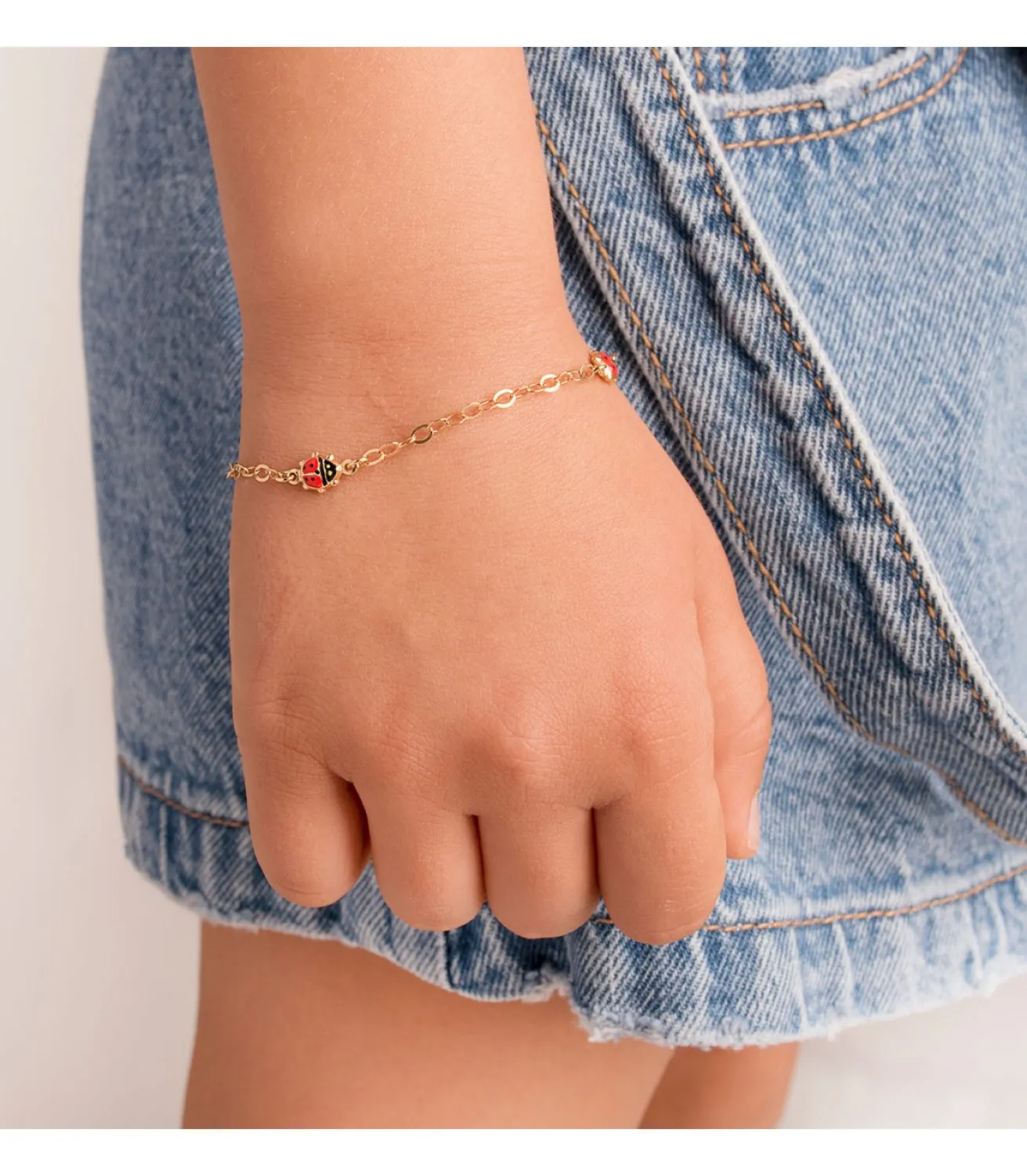 Pulsera Oro 18 Ktes Mariquita<Alda Joyeros Best Sale