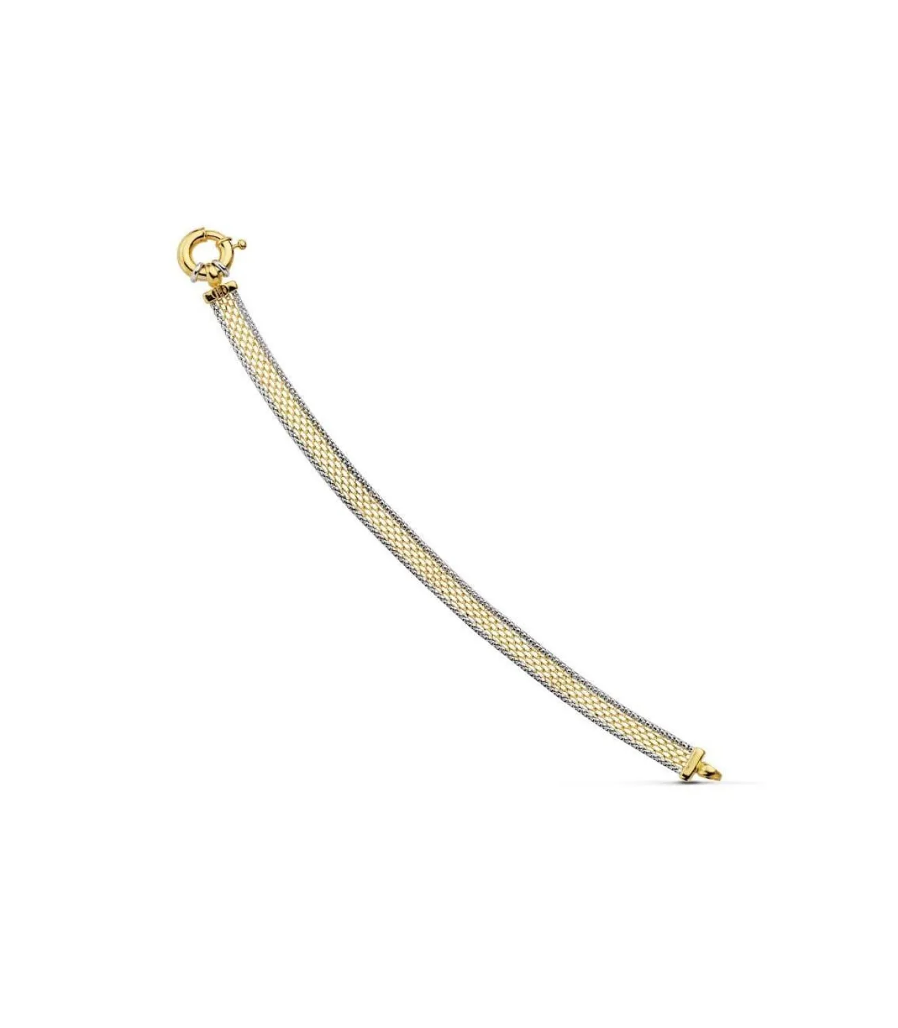 Pulsera Oro Bicolor 18K Maille D'Or<Alda Joyeros Clearance