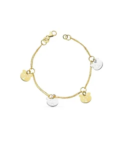 Pulsera Oro Bicolor 18K Teddy<Alda Joyeros Fashion