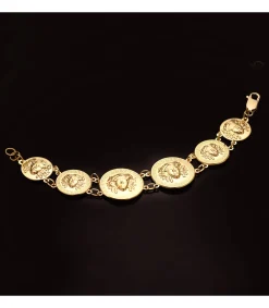 Pulsera Oro 18K Medallas Medusa 20,5 Cm<Alda Joyeros Cheap