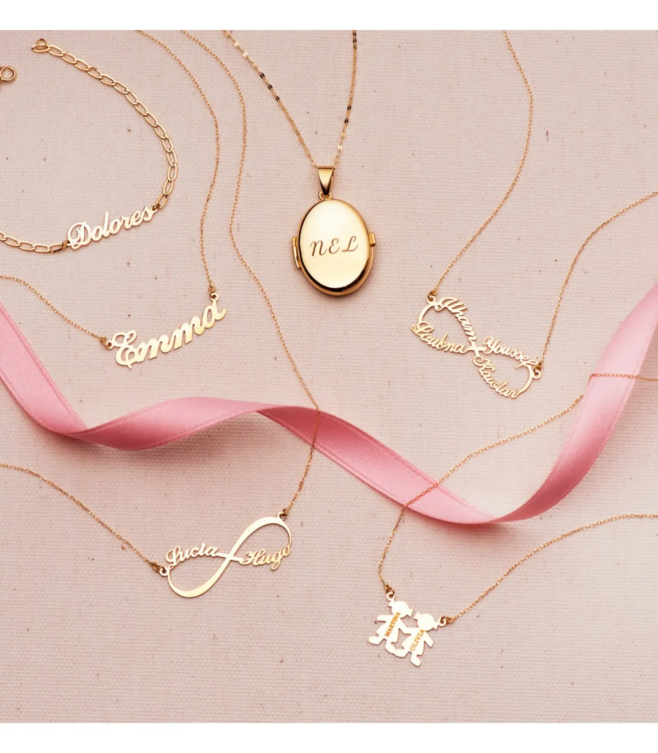 Pulsera Personalizada Oro Amarillo 18K Nombre<Alda Joyeros Clearance