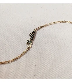 Pulsera Personalizada Oro Amarillo 18K Nombre<Alda Joyeros Clearance