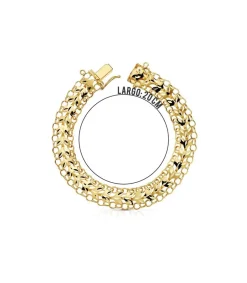 Pulsera Princesa 20 Cm Oro Amarillo 18K<Alda Joyeros Store