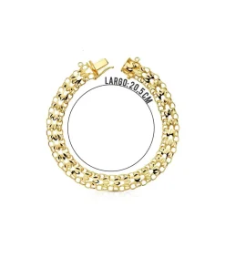 Pulsera Princesa 20.5 Cm Oro Amarillo 18K<Alda Joyeros Cheap
