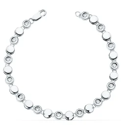 Pulsera Riviere Diamantes 0.240 Qts. Oro Blanco 18K<Alda Joyeros Best