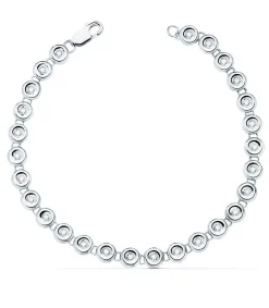 Pulsera Riviere Diamantes 0.434 Qts. Oro Blanco 18K<Alda Joyeros Discount