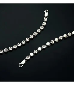 Pulsera Riviere Diamantes 0.434 Qts. Oro Blanco 18K<Alda Joyeros Discount