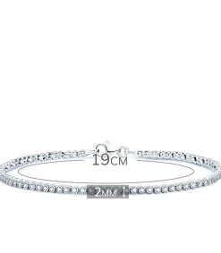 Pulsera Riviere Novia Brigitte Oro Blanco 18K<Alda Joyeros Fashion