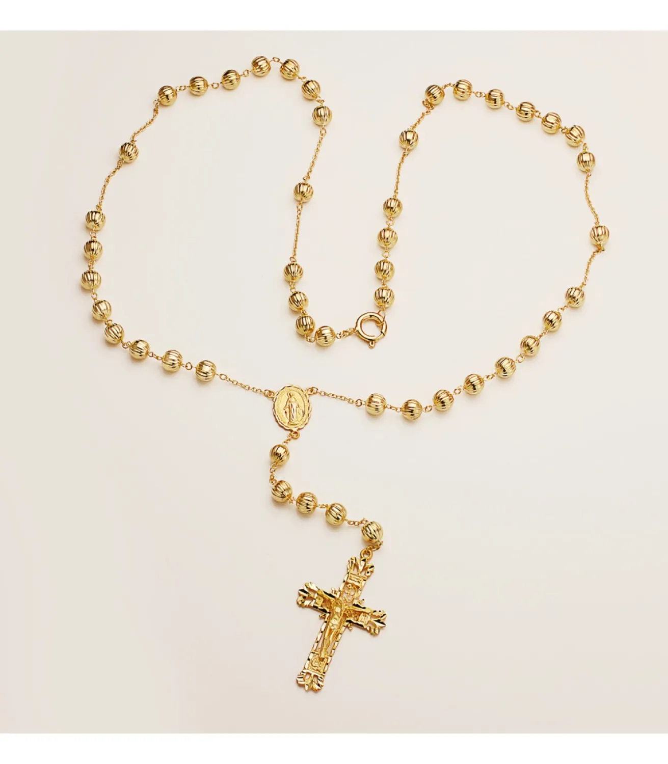 Rosario De Oro 18K Cruz Filigrana Y Medalla Milagrosa<Alda Joyeros Sale