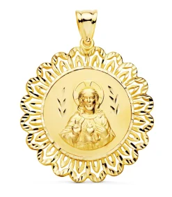 Sagrado Corazon De Jesus Cerco Oro 18K 37 Mm<Alda Joyeros Cheap