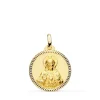 Sagrado Corazon De Jesus Talla Oro 18K 18 Mm<Alda Joyeros Flash Sale
