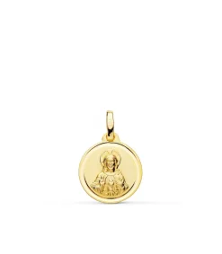 Sagrado Corazon De Jesus Bisel Oro 18K 14 Mm<Alda Joyeros Hot