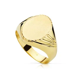 Sello Caballero Romeo Oro Amarillo 18K Oval<Alda Joyeros Shop