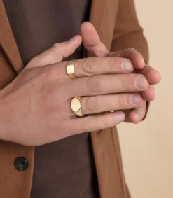 Sello Hombre Gustav Amarillo Oro 18K Macizo<Alda Joyeros New