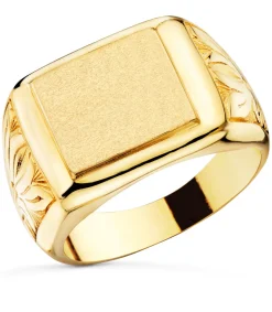 Sello Hombre Oro 18K Abraham Macizo<Alda Joyeros Best Sale