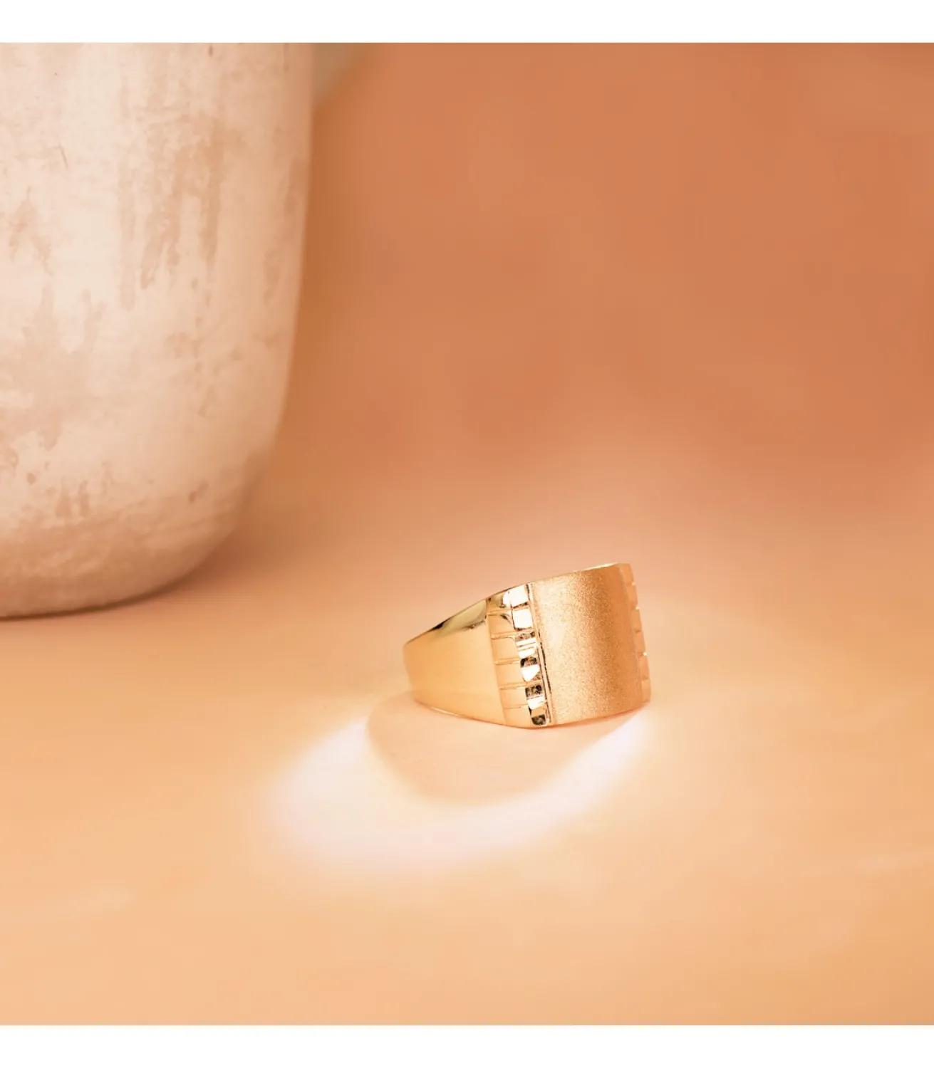 Sello Hombre Oro 18K Jairo Macizo<Alda Joyeros Store