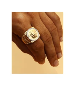 Sello Medusa Oro Amarillo 18K Circonitas<Alda Joyeros Clearance